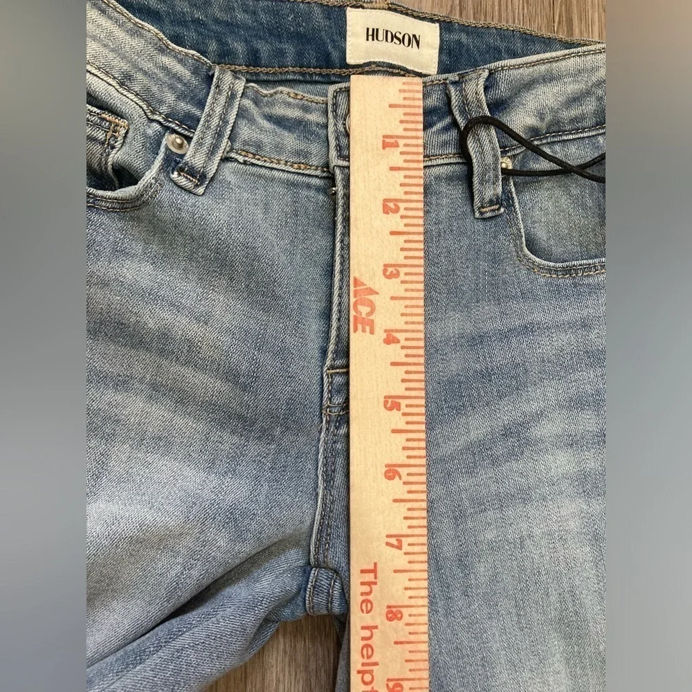 Hudson Kids Girls Studded Girlfriend Straight Fit Jeans Size 14”